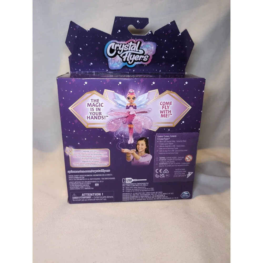 Crystal Flyers Magical Flying Doll with Crystal Wings Interactive Toy